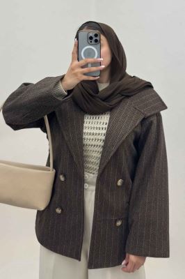 کت فوتر جناقی آستردار یقه چاک