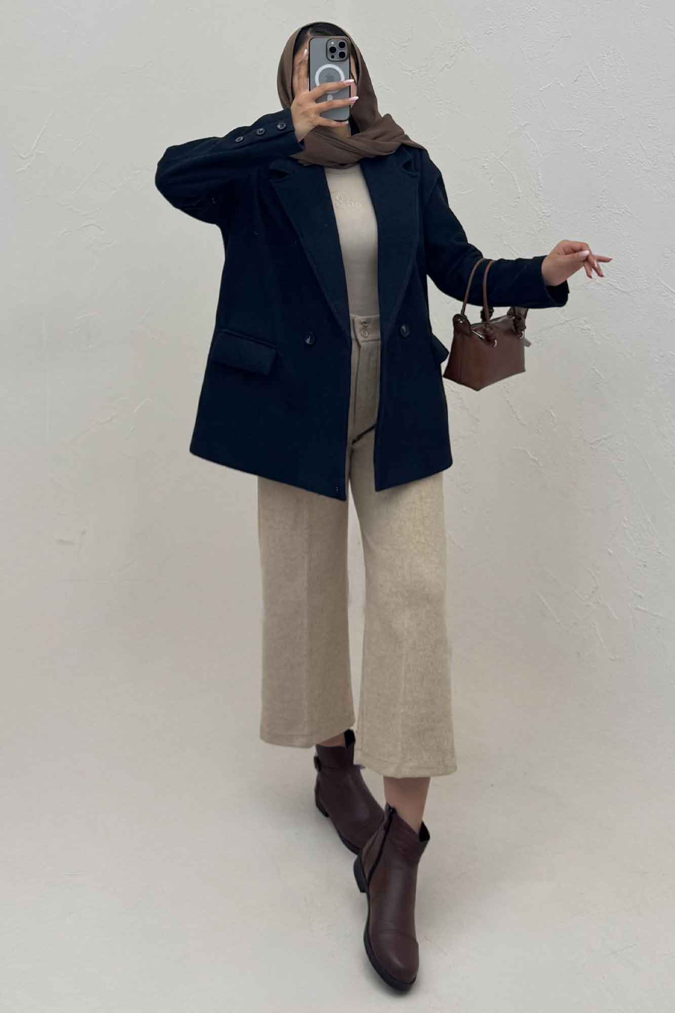 کت فوتر کشمیر دو دکمه