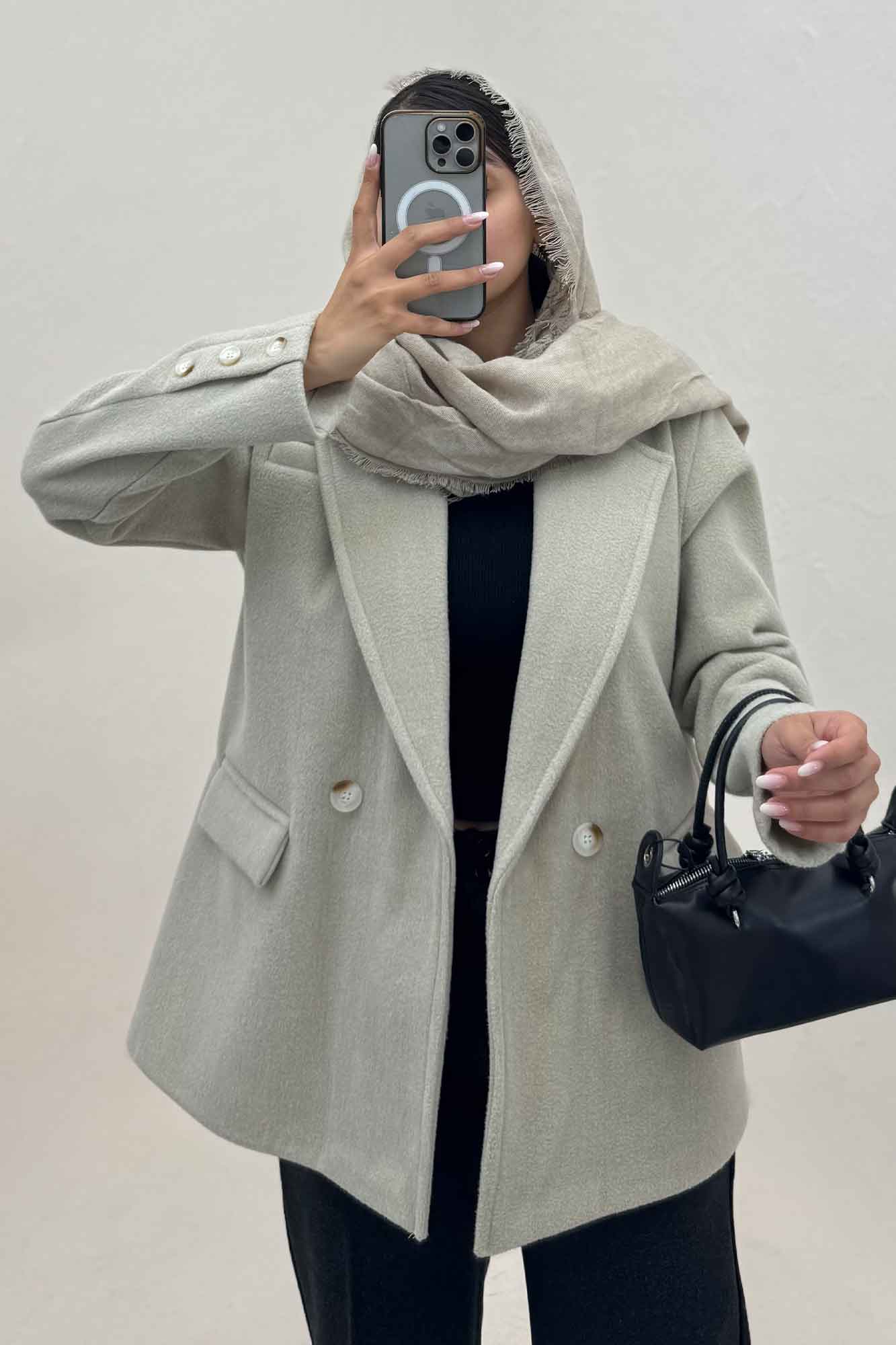 کت فوتر کشمیر دو دکمه