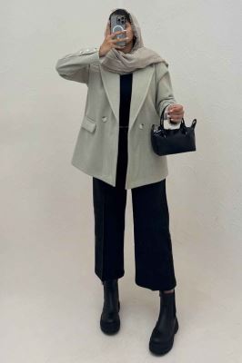 کت فوتر کشمیر دو دکمه