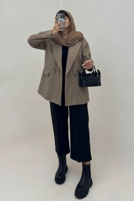 کت فوتر کشمیر دو دکمه