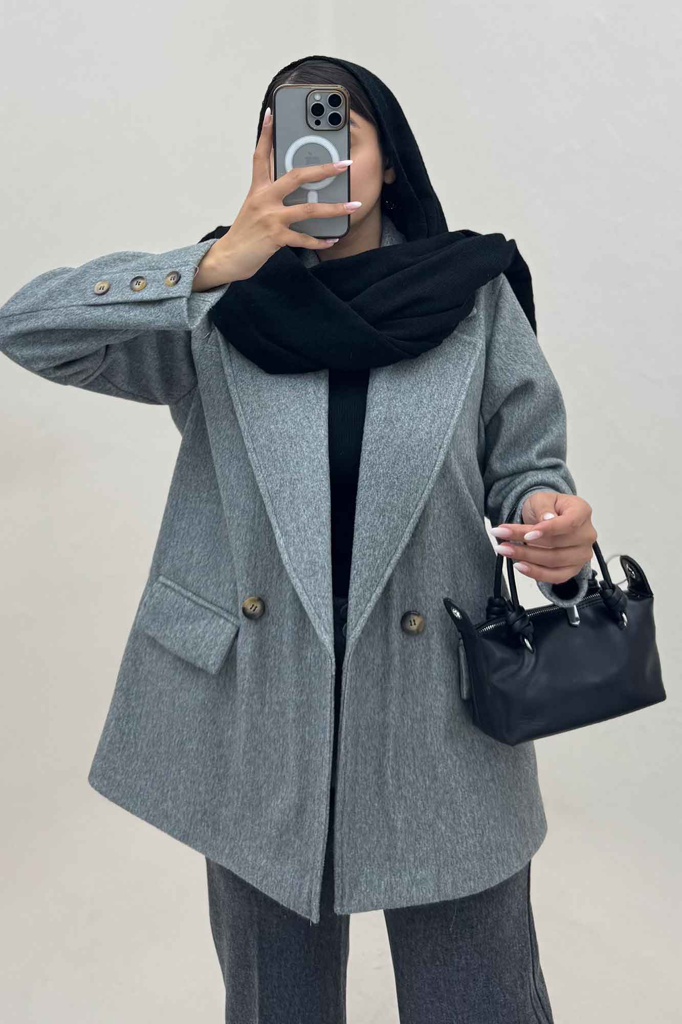 کت فوتر کشمیر دو دکمه