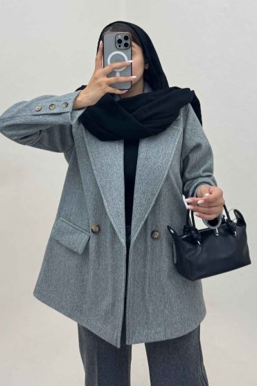 کت فوتر کشمیر دو دکمه