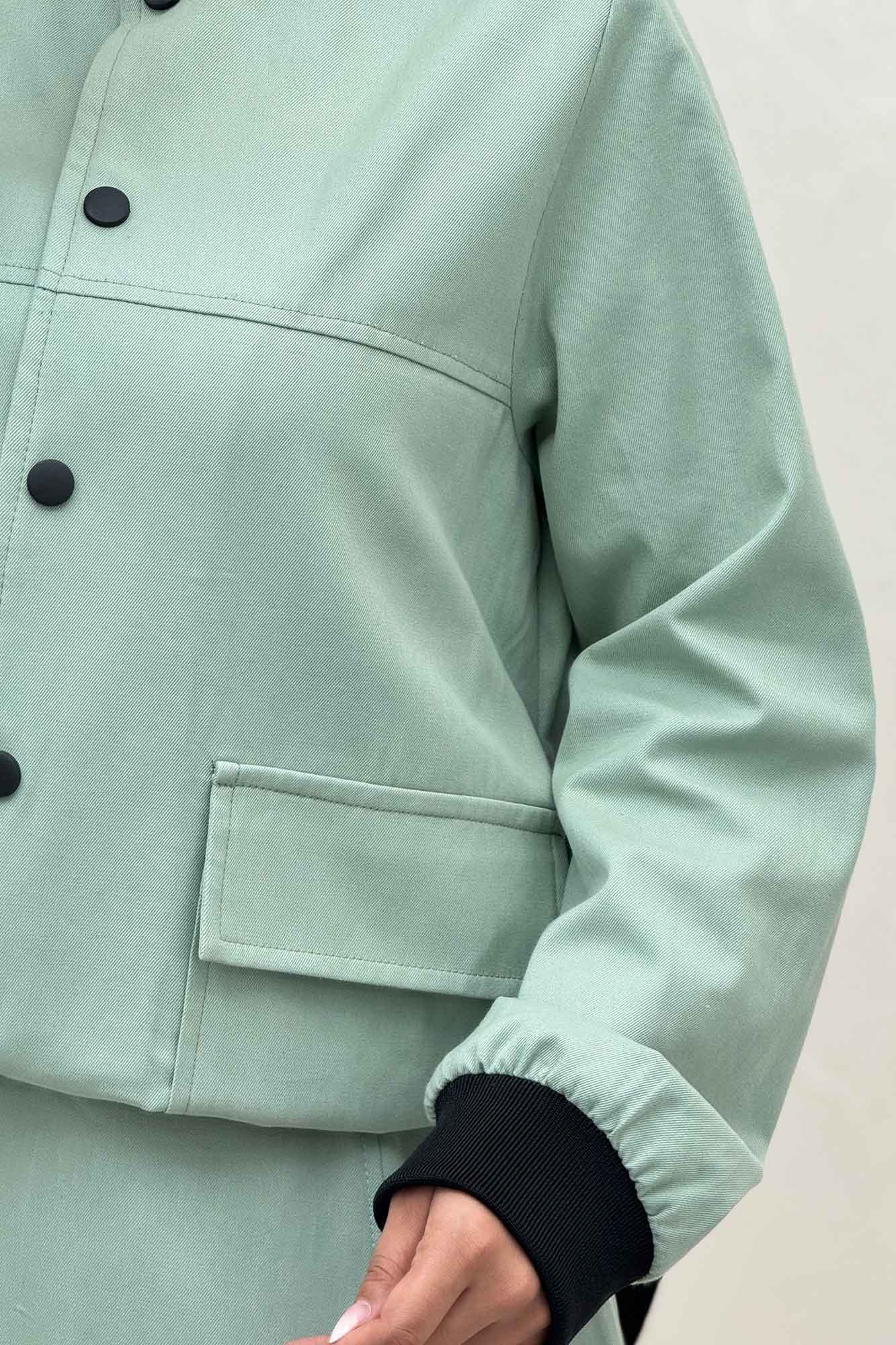 ست بامبر و دامن کتان کاپرا