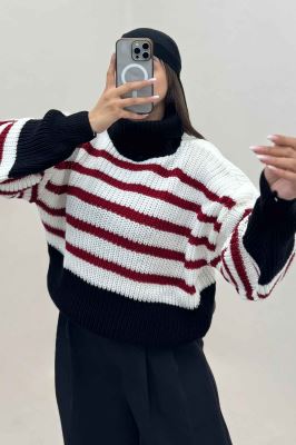 بلوز بافت یقه اسکی راهدار کد 1024