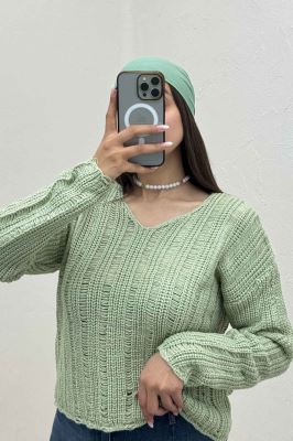 بلوز بافت درشت یقه هفت