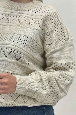 بلوز کراپ بافت طرح تور کد 1012