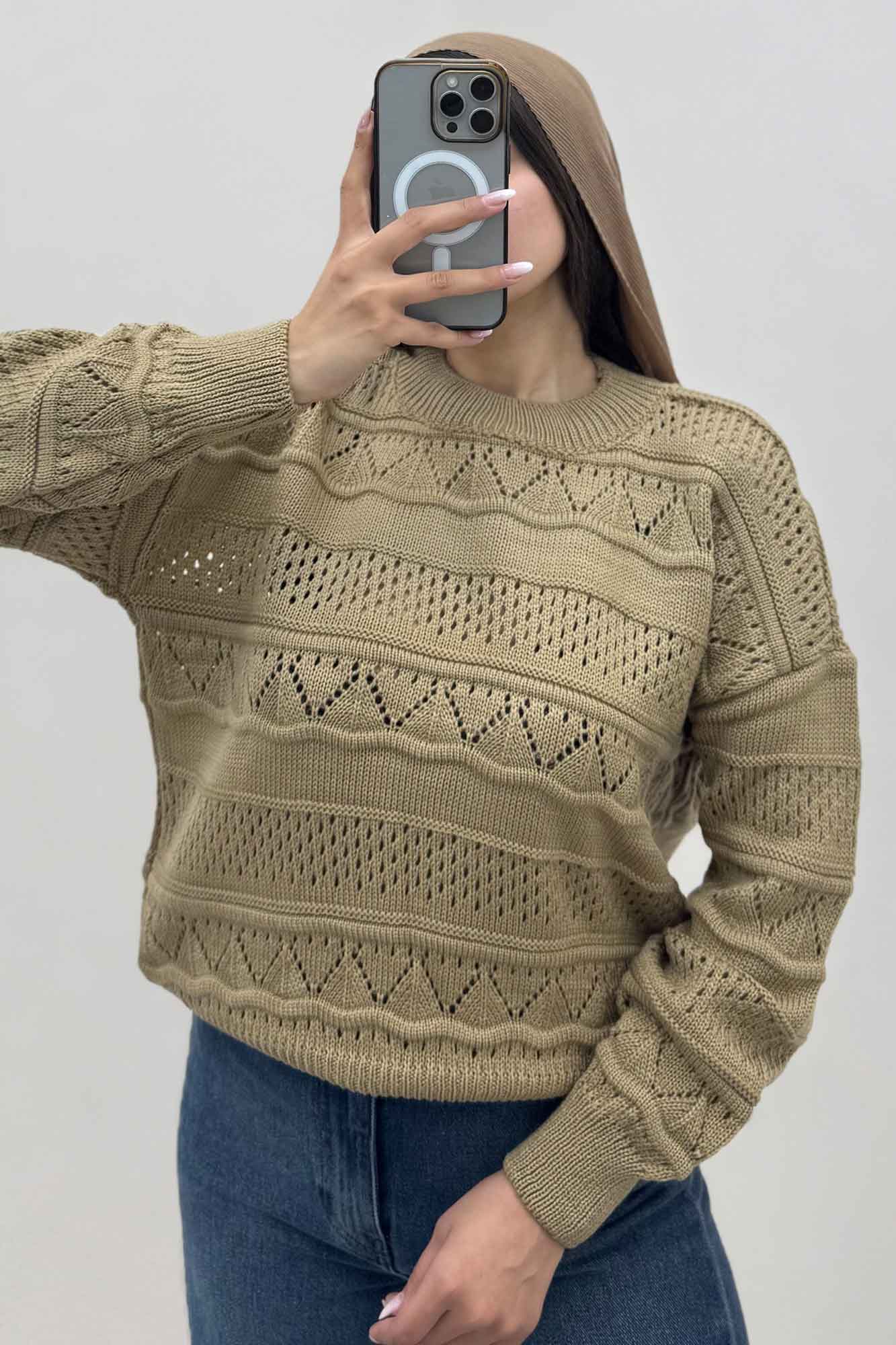 بلوز کراپ بافت طرح تور کد 1012