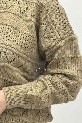 بلوز کراپ بافت طرح تور کد 1012