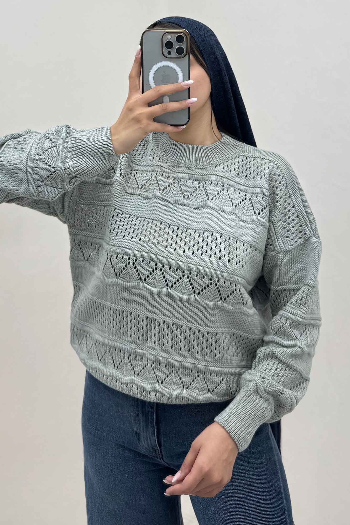 بلوز کراپ بافت طرح تور کد 1012