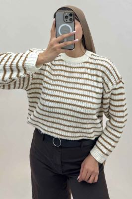 بلوز بافت راه راه کد 536