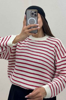 بلوز بافت راه راه کد 536