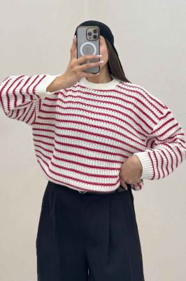 بلوز بافت راه راه کد 536