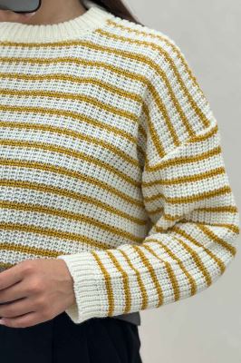 بلوز بافت راه راه کد 536