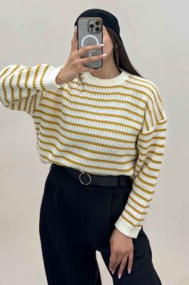 بلوز بافت راه راه کد 536