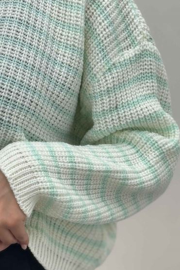 بلوز بافت راه راه کد 536