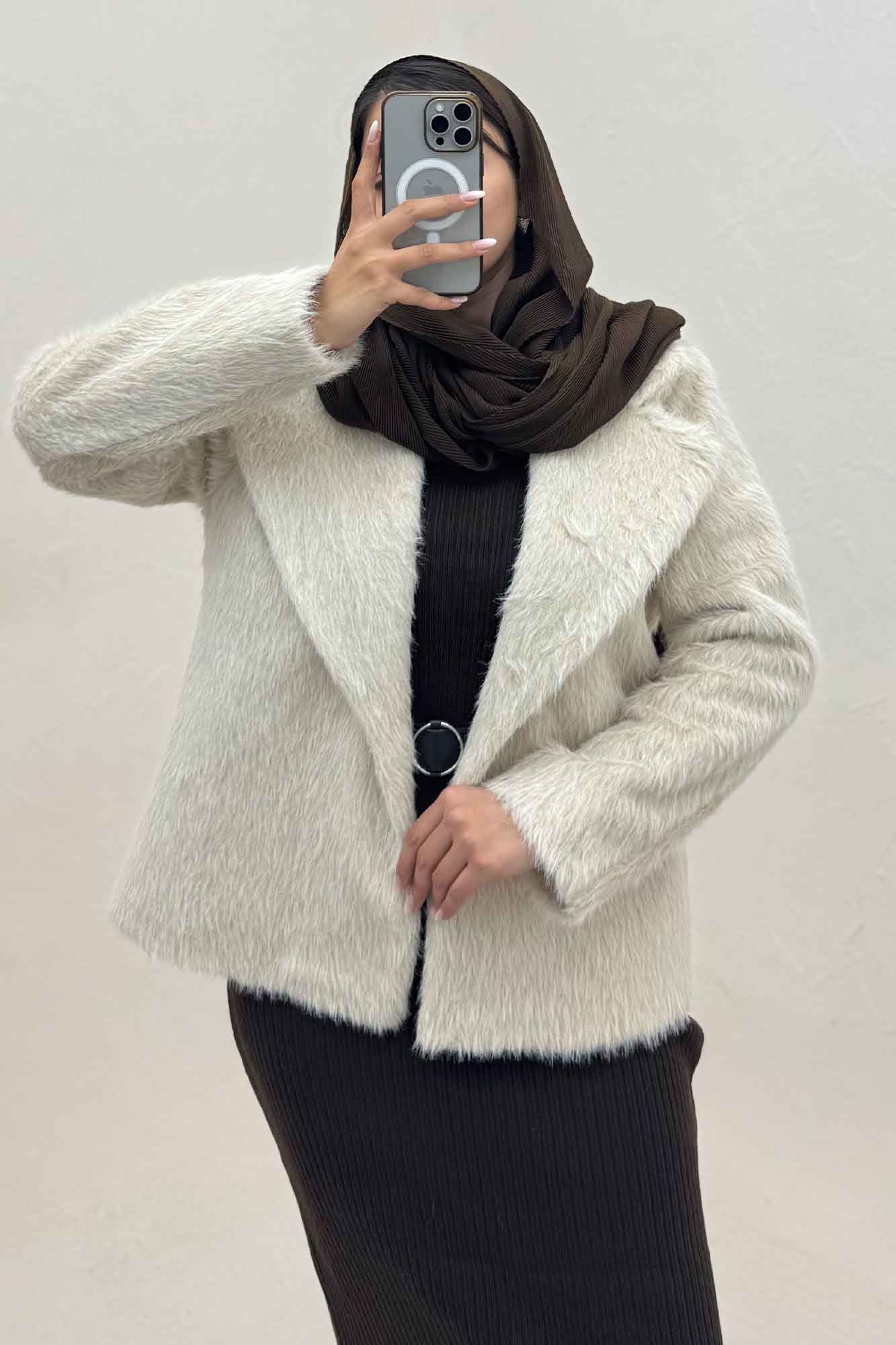 کت خز آستردار مدل AYMOO