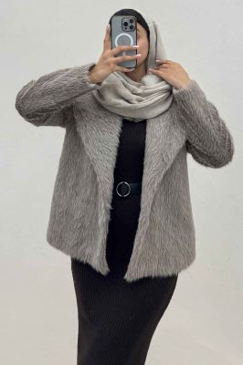 کت خز آستردار مدل AYMOO