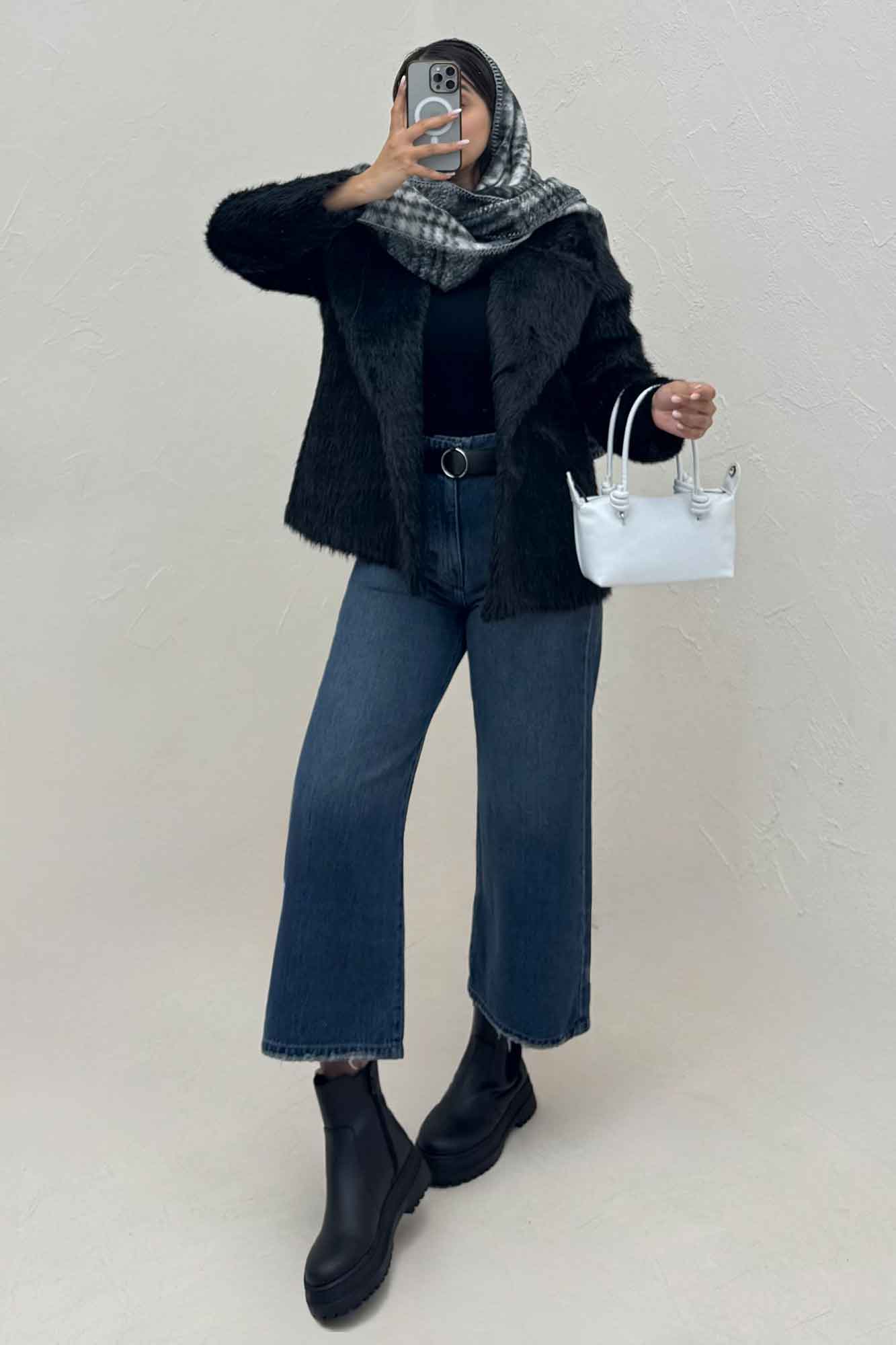 کت خز آستردار مدل AYMOO