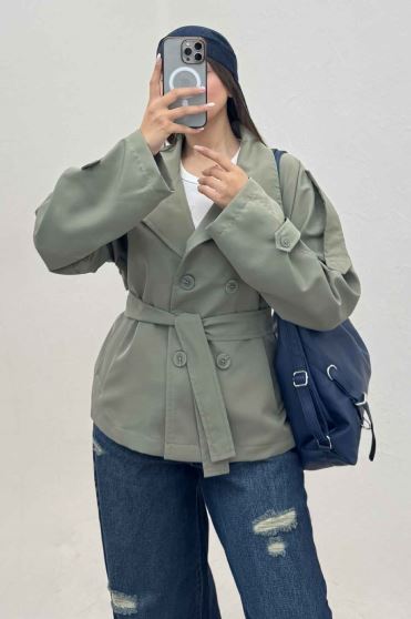 بارانی TC یقه دو حالته