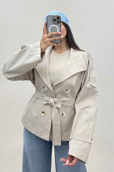 بارانی TC یقه دو حالته