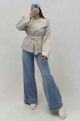 بارانی TC یقه دو حالته