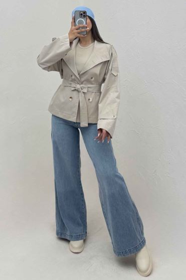 بارانی TC یقه دو حالته