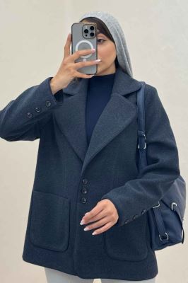 کت فوتر مغزی دوزی آستردار دو جیب