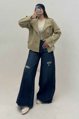 بارانی TC یقه دو حالته