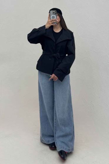 بارانی TC یقه دو حالته