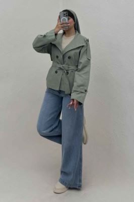 بارانی TC یقه دو حالته