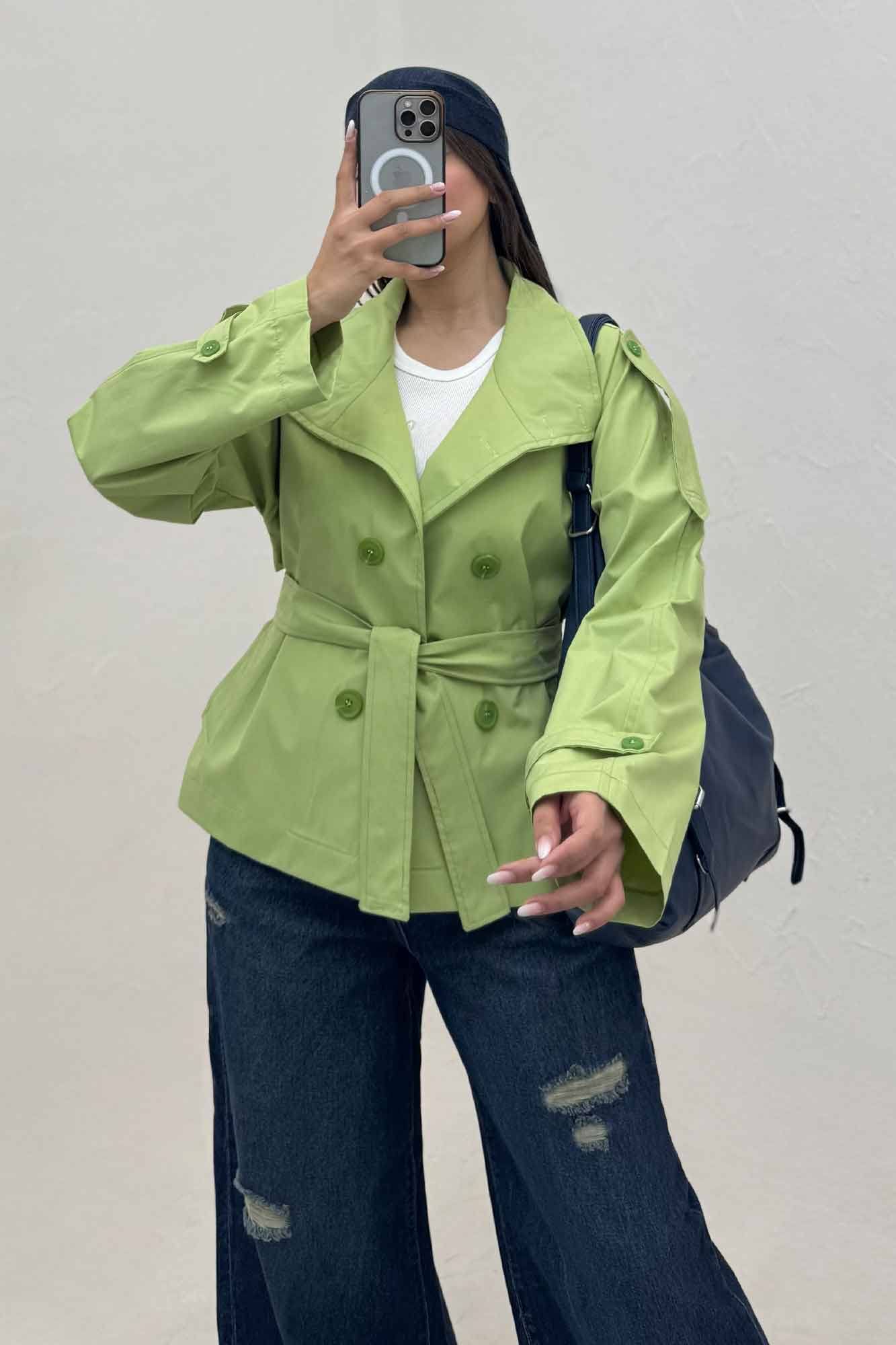 بارانی TC یقه دو حالته