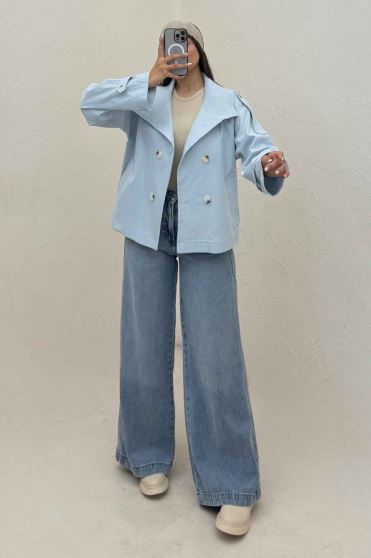 بارانی TC یقه دو حالته