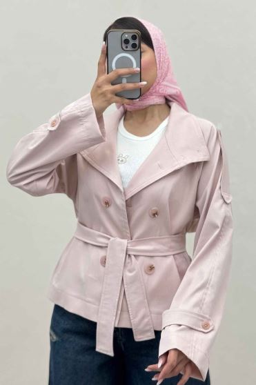 بارانی TC یقه دو حالته