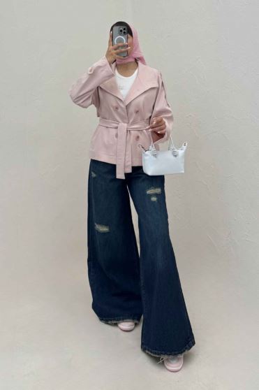 بارانی TC یقه دو حالته