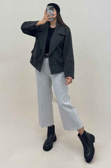 کت فوتر کشمیر آستردار در جیب پیله