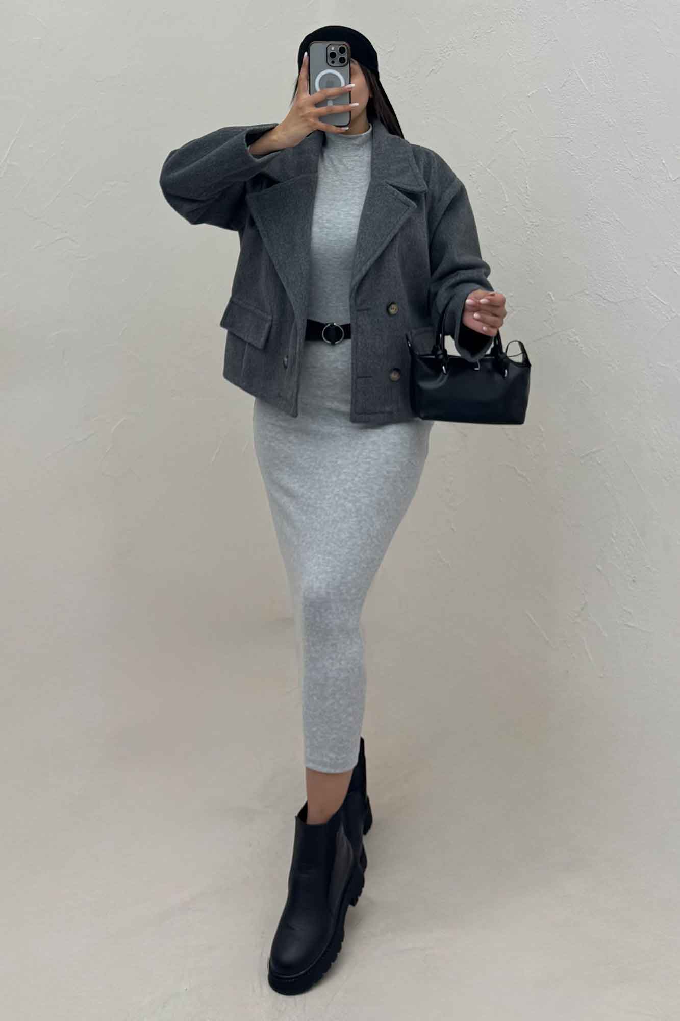 کت فوتر کشمیر آستردار در جیب پیله