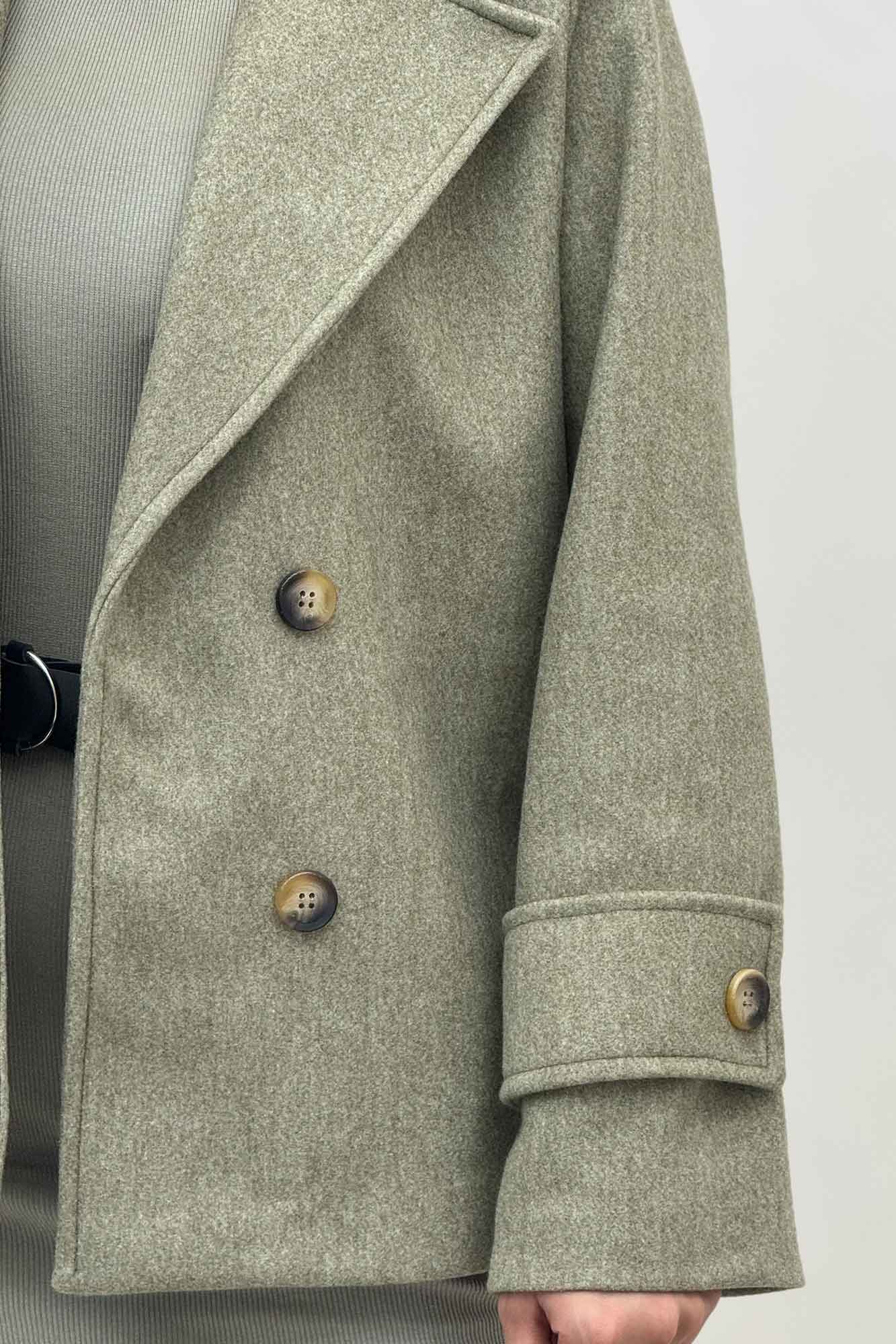 پالتو فوتر آستردار یقه انگلیسی ADRIAN