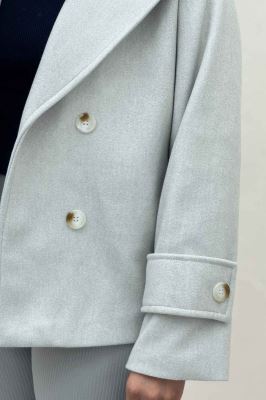 پالتو فوتر آستردار یقه انگلیسی ADRIAN