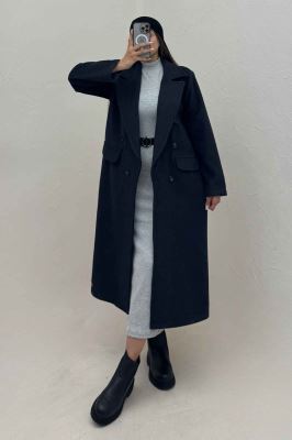 پالتو بلند فوتر کشمیر