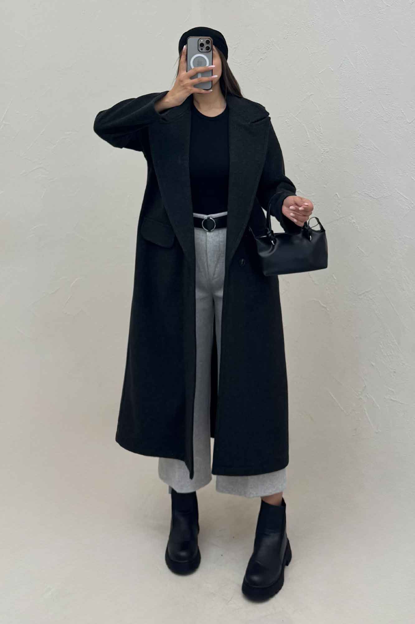 پالتو بلند فوتر کشمیر