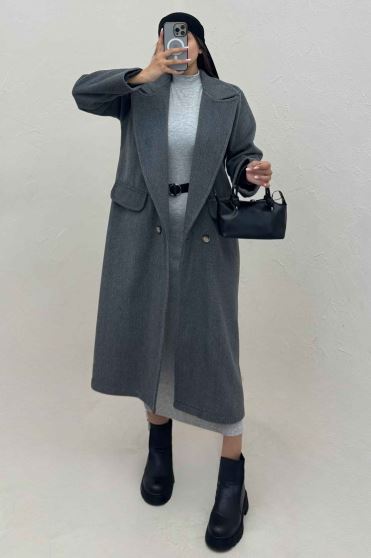 پالتو بلند فوتر کشمیر آستردار