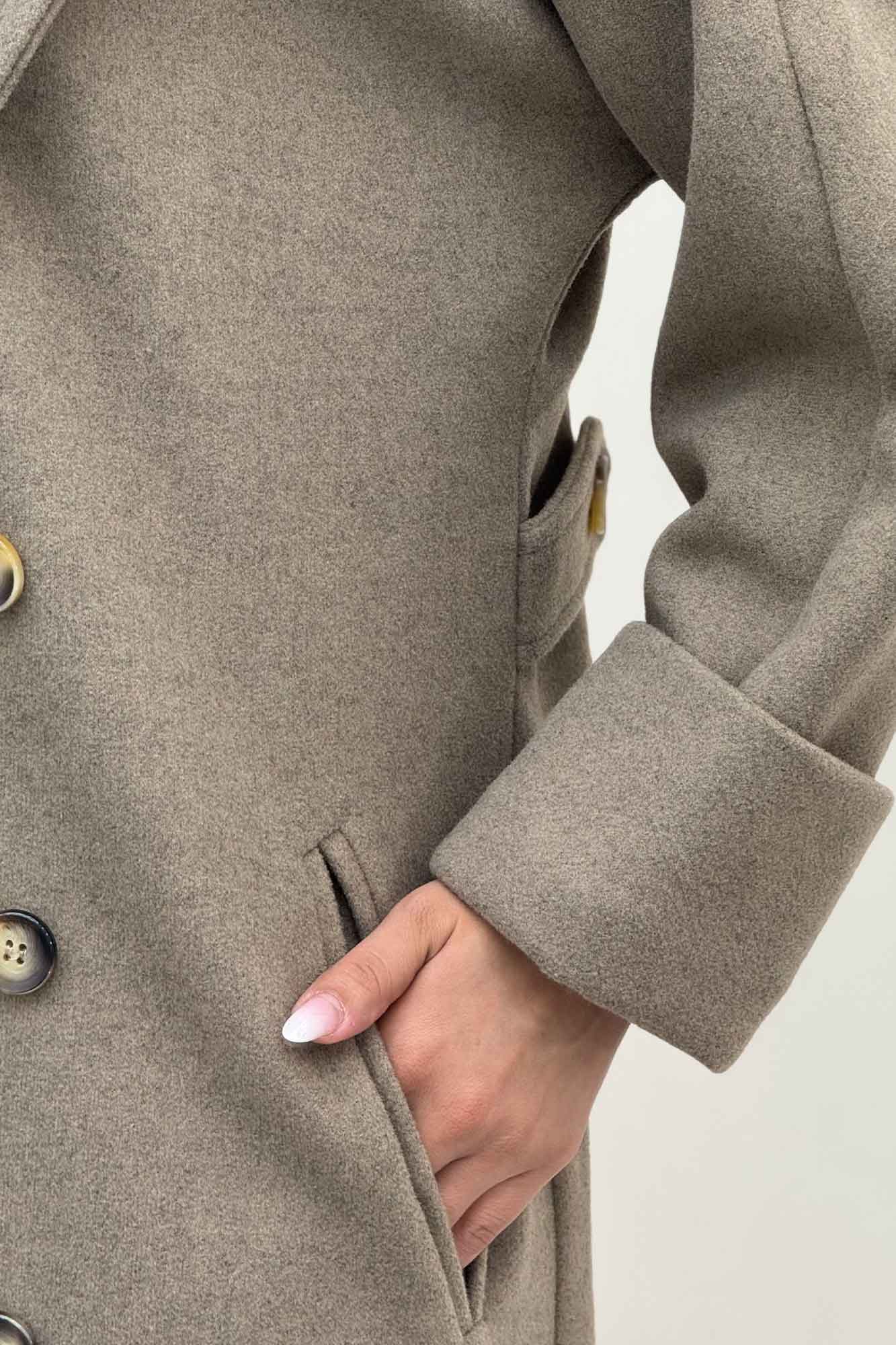 پالتو فوتر بلند مج پاکتی همیسا