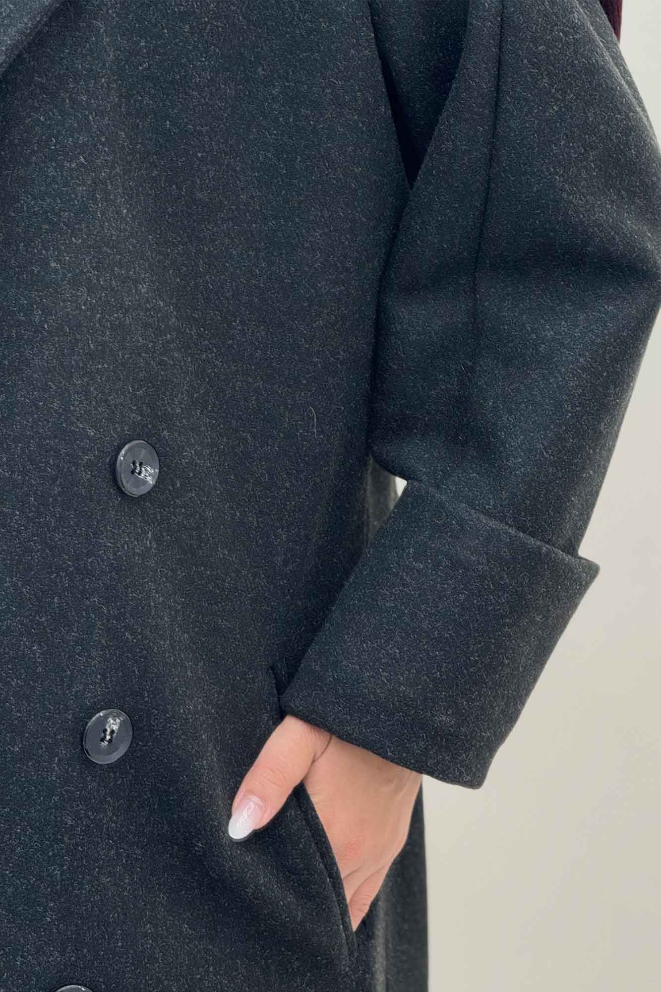 پالتو فوتر بلند مج پاکتی همیسا