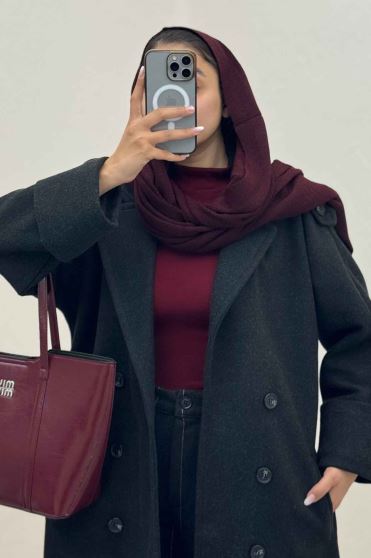 پالتو فوتر بلند مج پاکتی همیسا