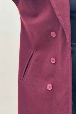 پالتو فوتر بلند مج پاکتی همیسا