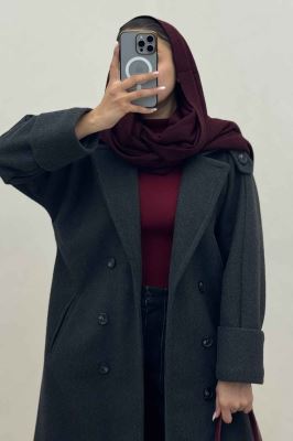 پالتو فوتر بلند مج پاکتی همیسا