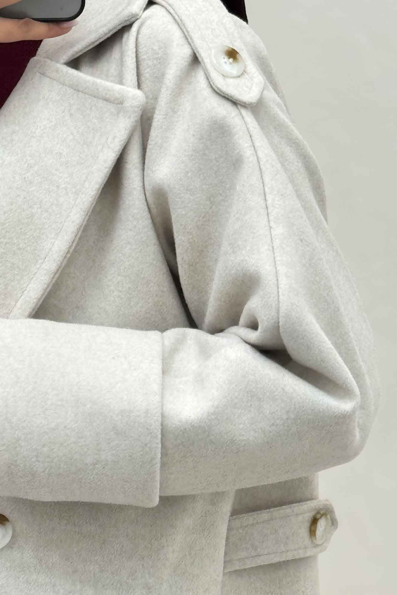 پالتو فوتر بلند مج پاکتی همیسا