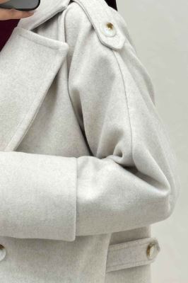 پالتو فوتر بلند مج پاکتی همیسا