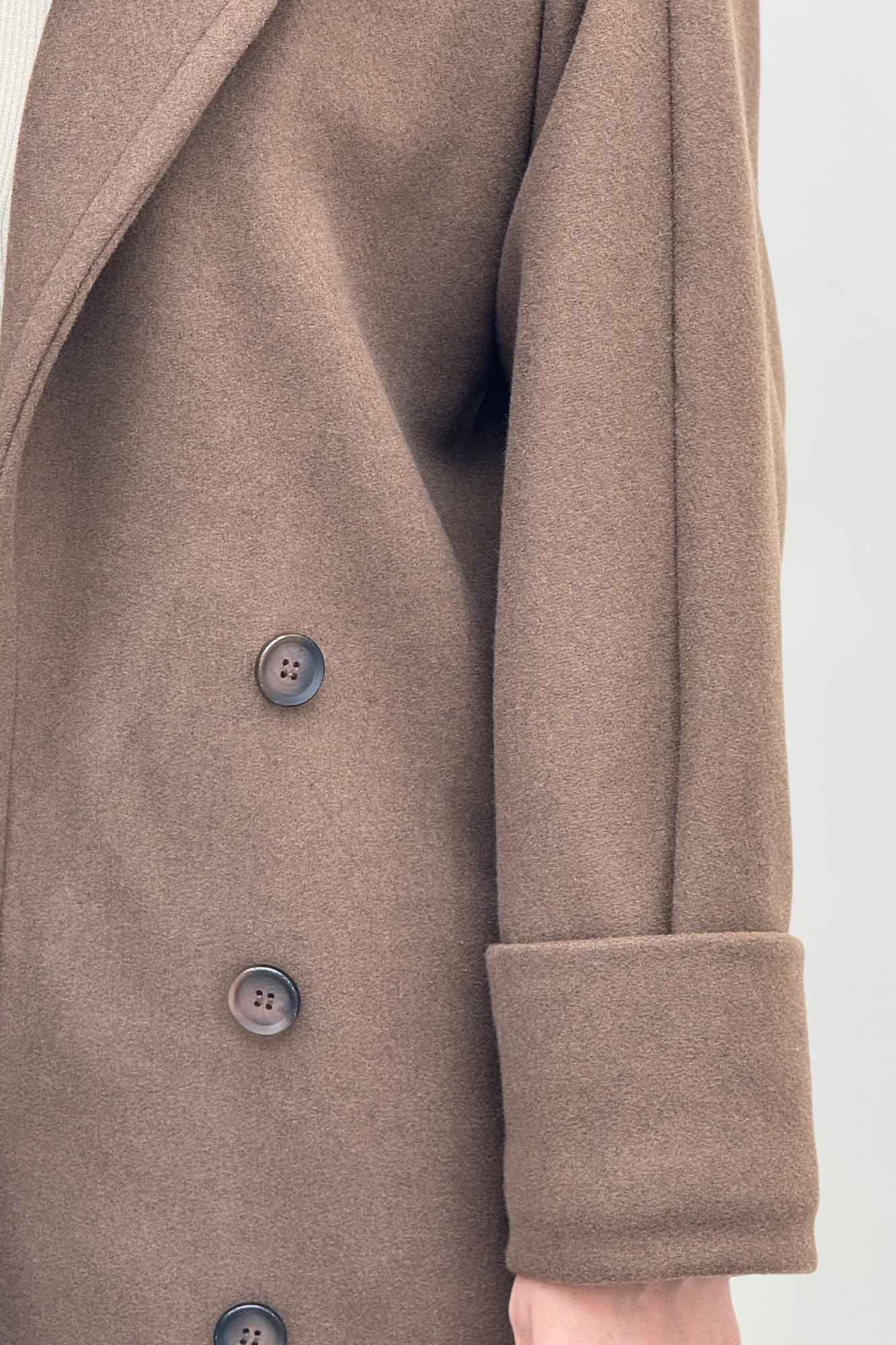 پالتو فوتر بلند مج پاکتی همیسا